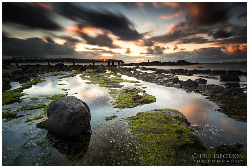 Sunset at Pans Rocks, Ballycastle
