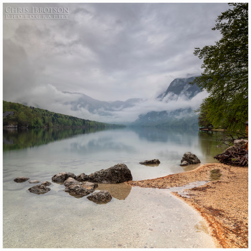 Lake Bohinj Shoreline, Slovenia