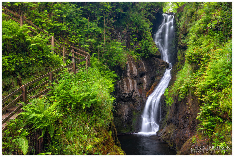 The Cascading Waterfall, Glenariff