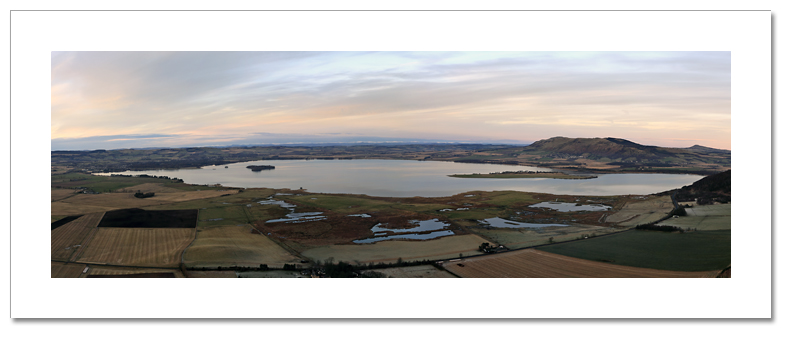 Gloaming light, Loch leven, Perthshire