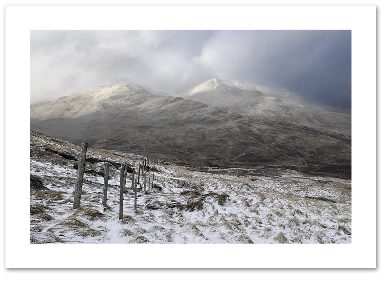Dances with snow, Meall Corranaich & Beinn Ghlas, Lawers Range, Breadalbane