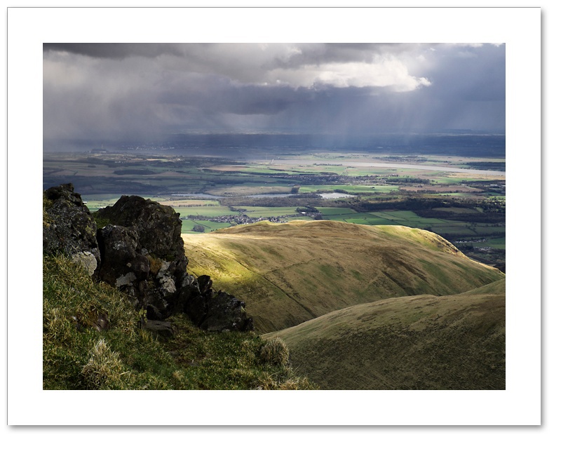 Rain on the Plain, Ochil Hills, Clackmannanshire