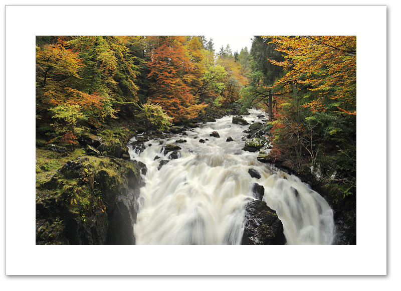 Black Linn Falls, Riber Braan, The Hermitage, Dunkeld, Perthshire