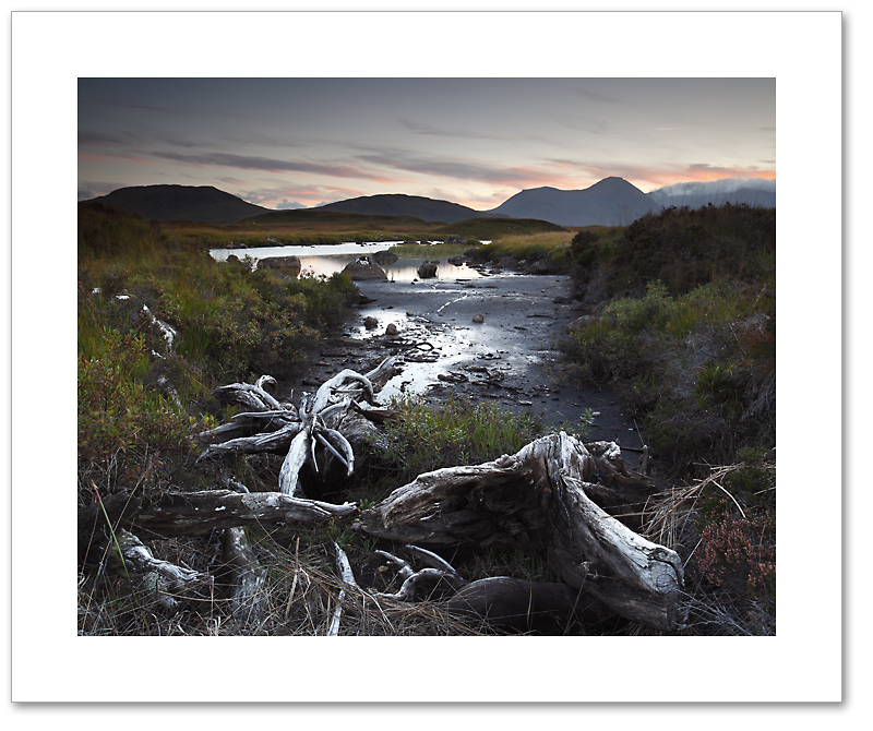 Gloaming light, Rannoch Moor, Argyll & Bute