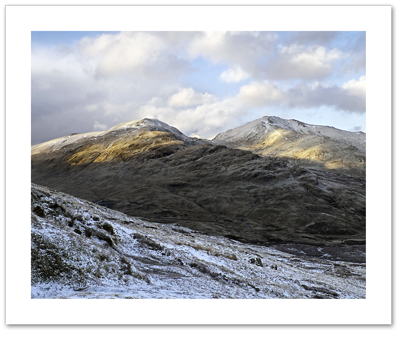 Sunlight & Snow, Meall Corranaich & Beinn Ghlas, Lawers Range, Breadalbane