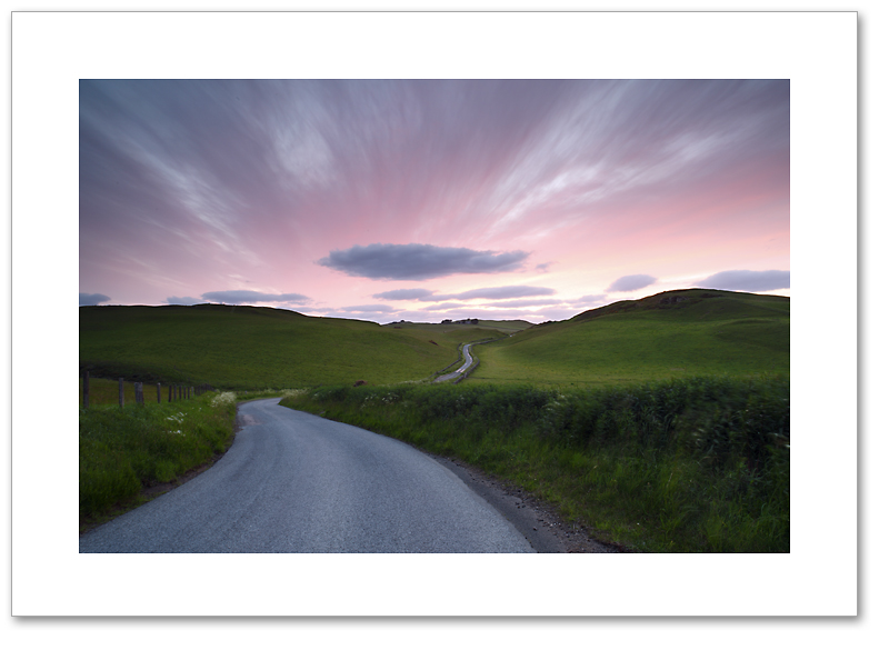 The long and winding road, Ochil Hills, Perthshire