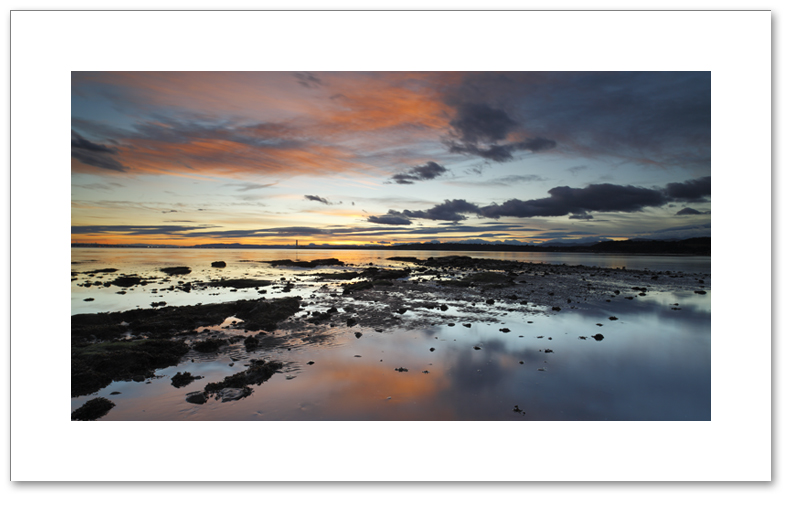 Torry Bay sunset, Crombie Point, Fife