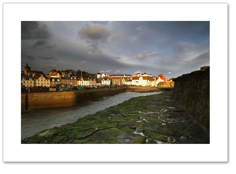 Winter light on the Gyles, Pittenweem, east Neuk