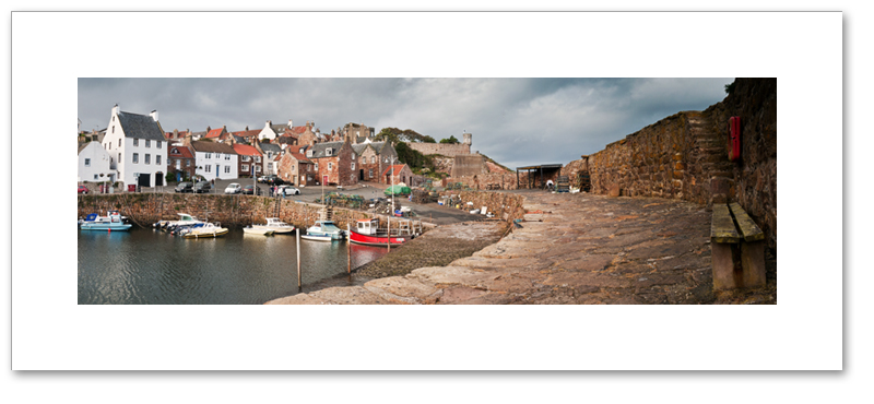 Harbour wall, Crail, East Neuk, Fife