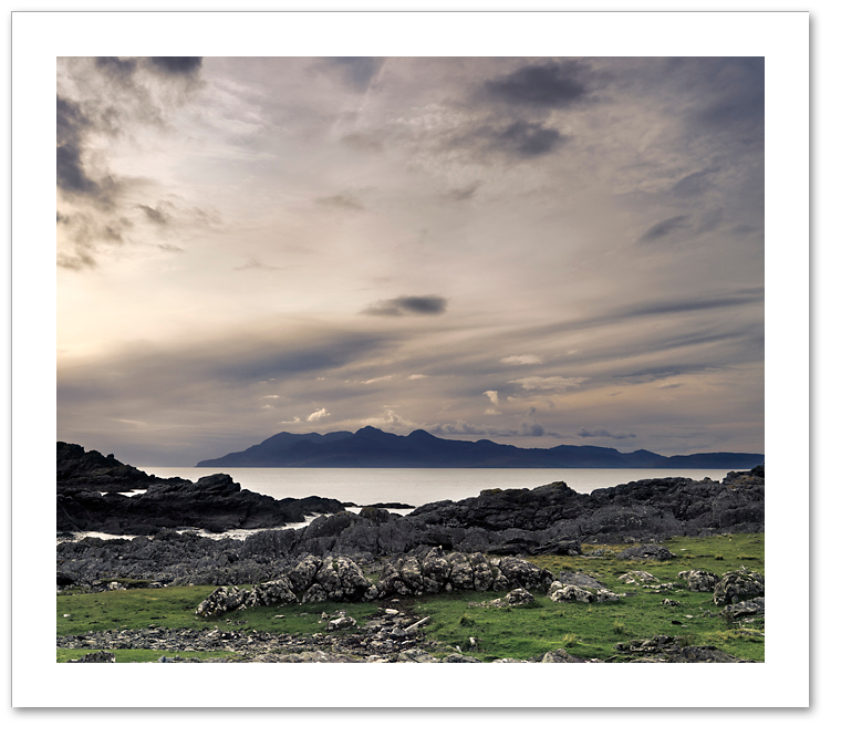 Evening Light over Rùm ♦ POINT OF SLEAT