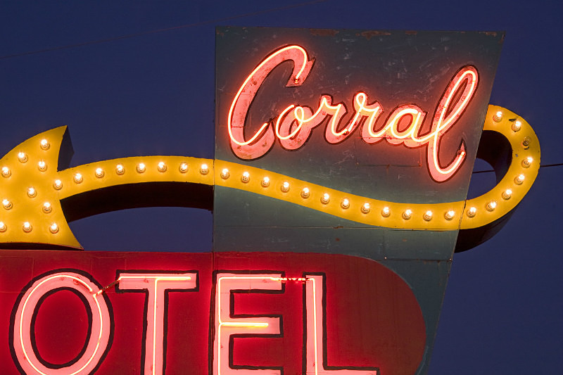 Corral Motel, Harlowton - American Icons