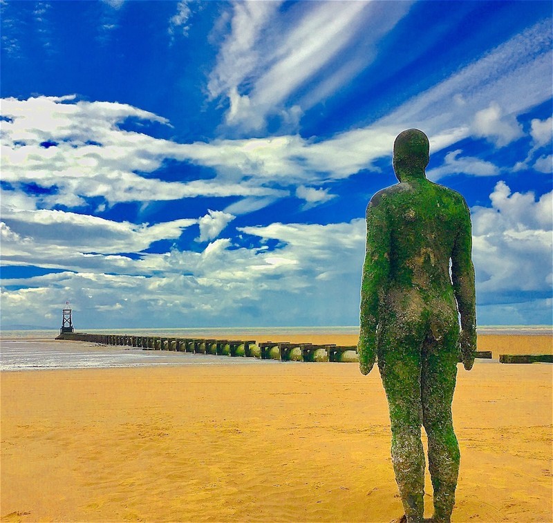 'Another Place', Antony Gormley, Liverpool  EDC281  only available as - England