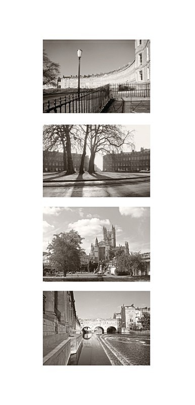 Bath Landmarks - Quadpic, Portrait EDC151 - Bath