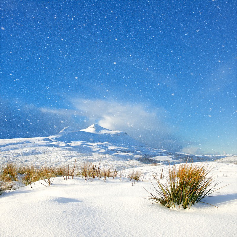 Sunshine and snow showers sq EDC290 - Scotland