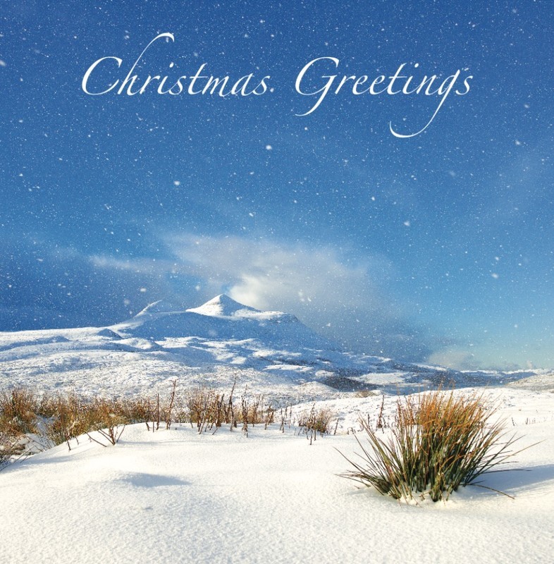 Sunshine and snow showers. EDC 290 Xmas  SOLD OUT - Christmas Greeting Cards