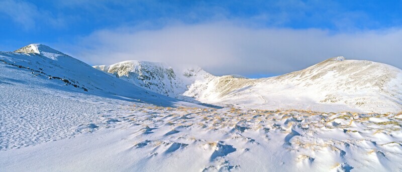 Helvellyn in Winter. - Lake District