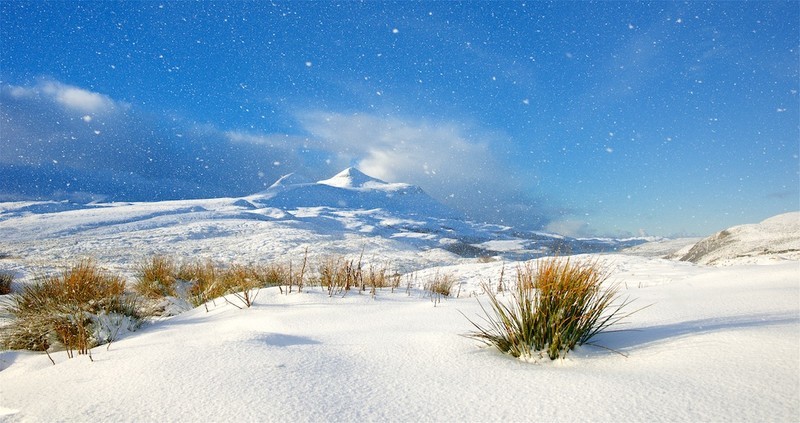 Sunshine and Snow Showers, Scottish Highlands.  EDC 290b - Scotland