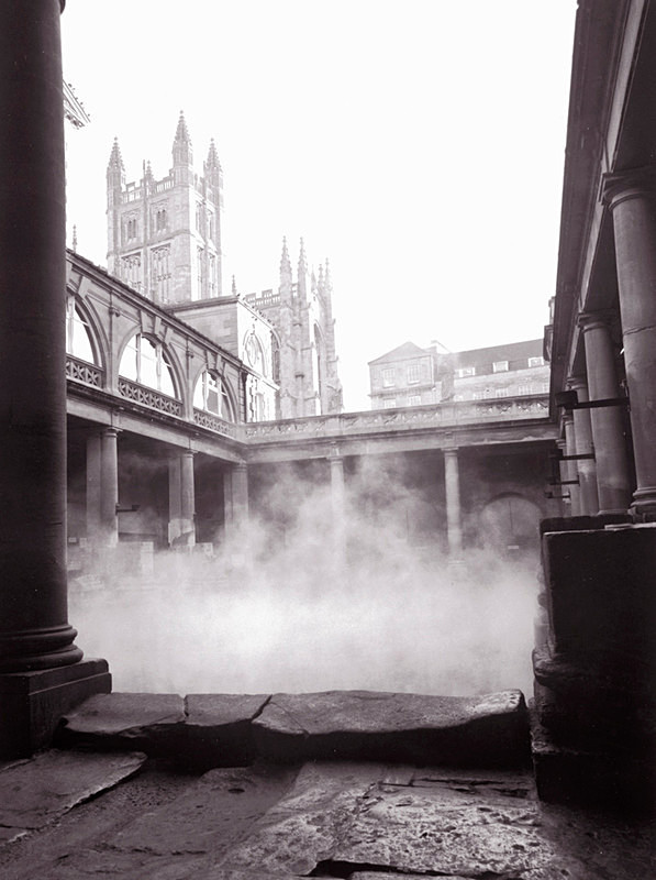 Roman Baths and Bath Abbey, Bath EDC031 - Bath