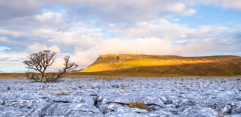 Ingleborough, Yorkshire Dales. Not yet available as greeting card. - England