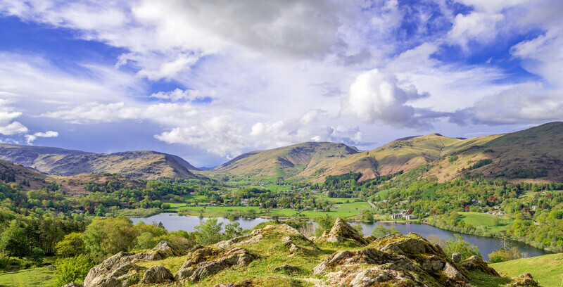 The lovely Grasmere valley, Lake District. - Lake District
