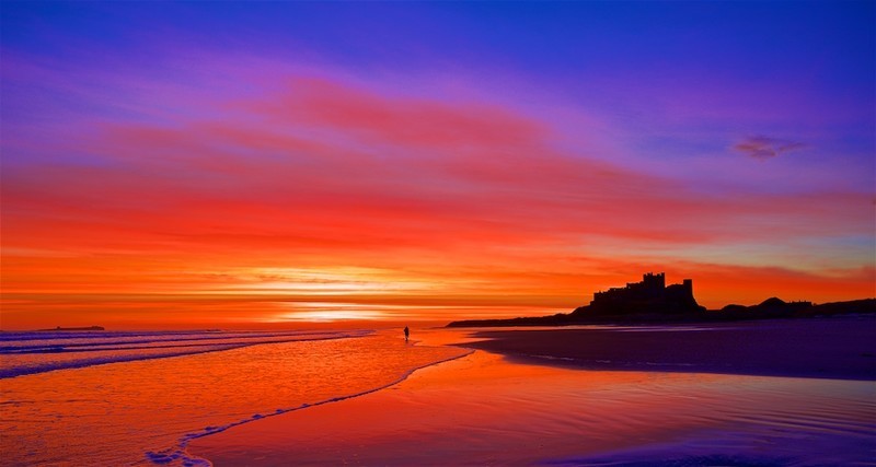 Bamburgh Castle, Northumberland - a dawn stroll EDC 231 - England