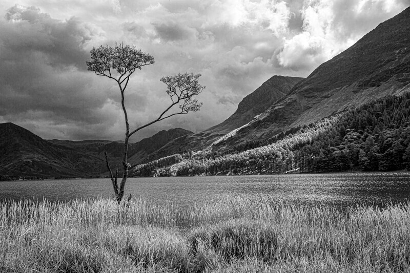 Buttermere - Black and white