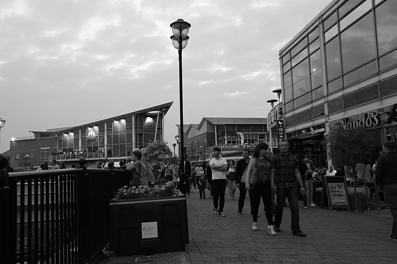 Mermaid Quay at Dusk 3 - Bay and Barrage
