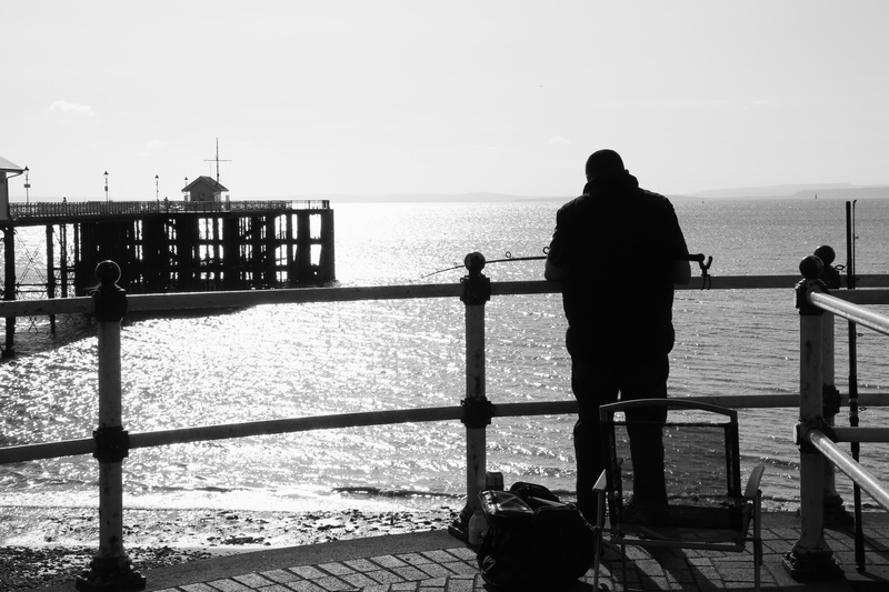 Awaiting High Tide - Penarth: Pier and Esplanade