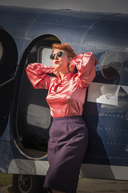 Ava - Retro Air Photoshoot