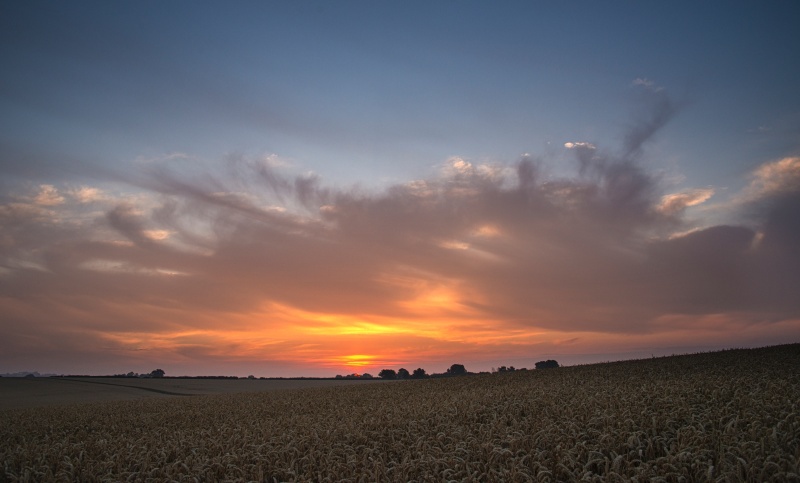 White Tipped Clouds - Sunrises and Sunsets