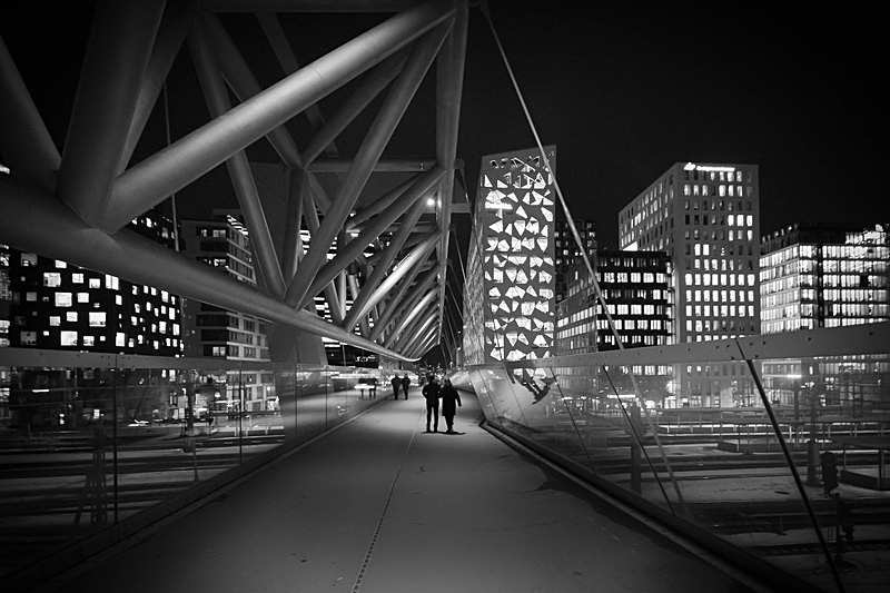 Oslo Barcode - Black and white