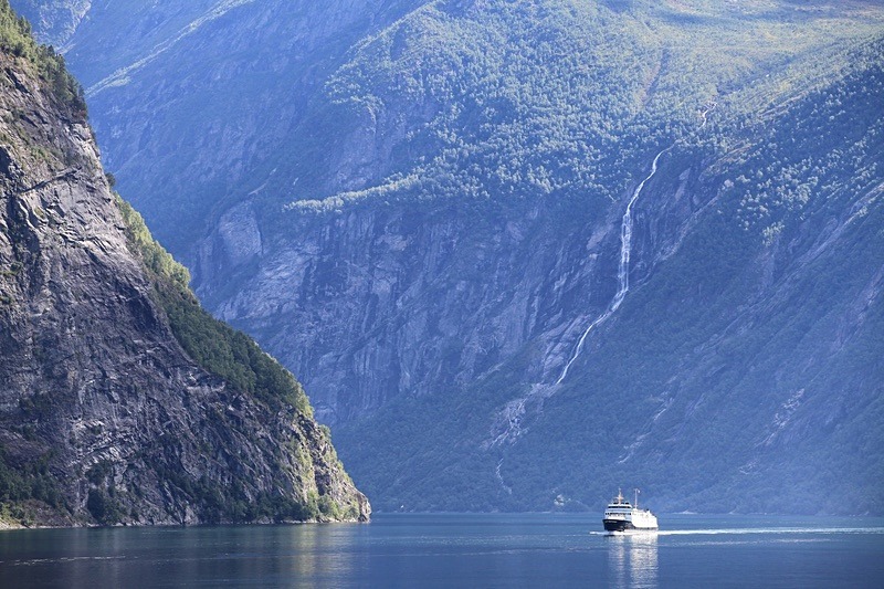 Geiranger Fjord - Norwegian coastal road