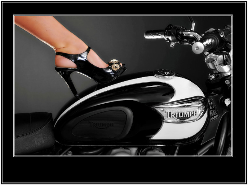 Motorbike In Studio - Glamour Gallery