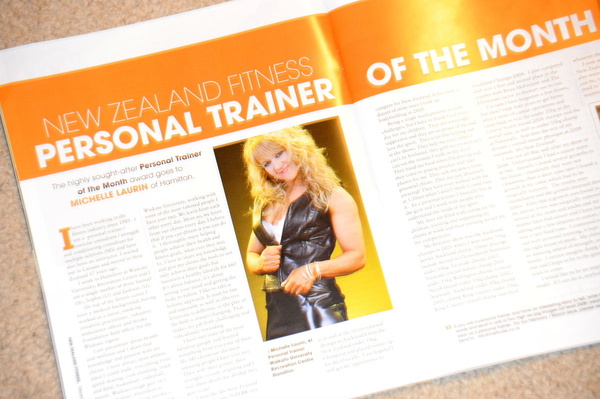 Michelle Laurin, Champion N.Z. Bodybuilder - Published Work