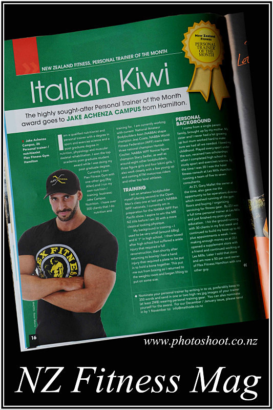 NZ Fitness Mag - Jake Campus - Published Work