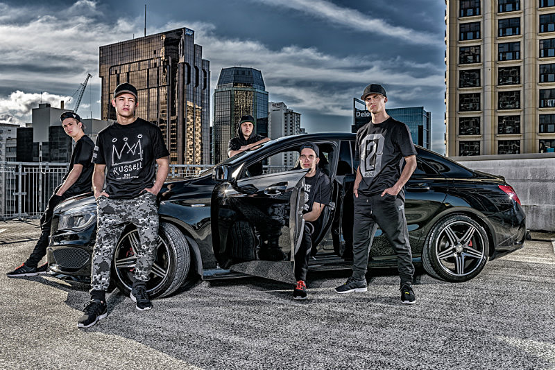 Apparel Shot On Location For Russell Athletic - Product Photography