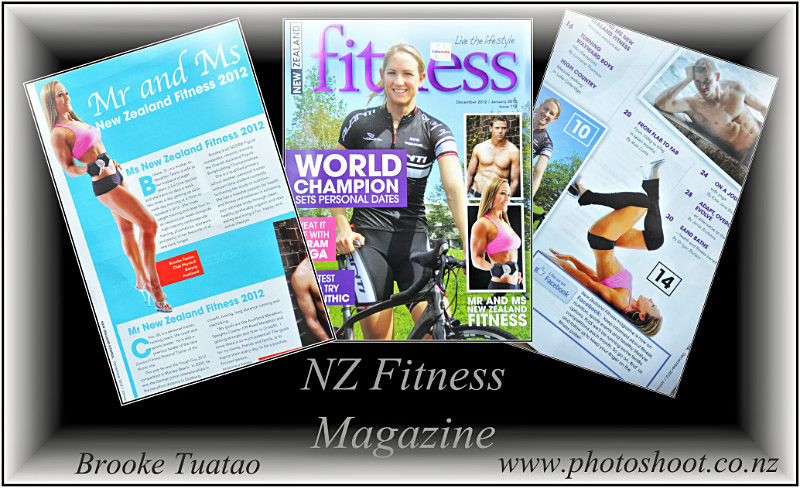 Brooke Tuatao, New Zeakand Fitness Magazine