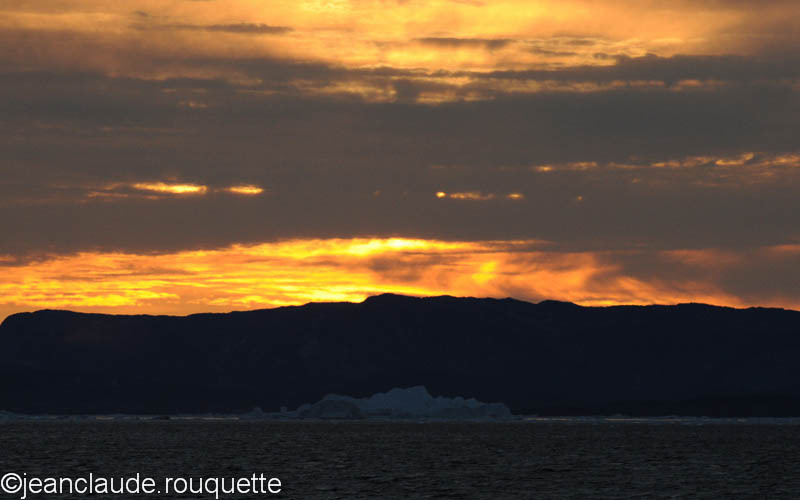 Sunrise near Disko bay - West Coast of Greenland 2012