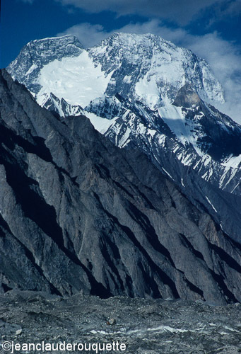 The Broad Peak from the Baltoro glacier - Himalaya 1992-1993 Népal and Pakistan