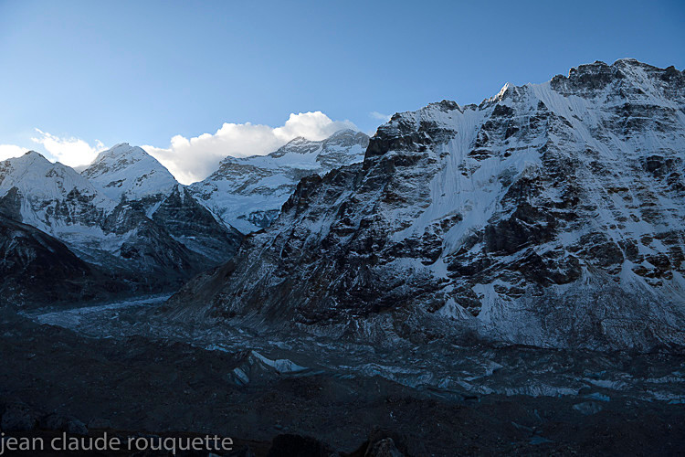Gimmigela Chuli (7350m) Kangchenjunga 8585m - Kanchenjunga trek (2018)