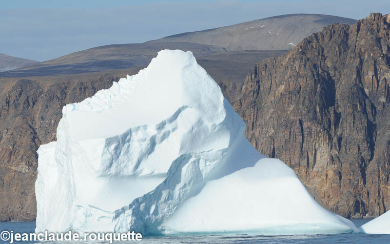 Iceberg and Bylot island - North Canada 2012