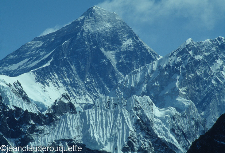 Everest 8848m from Gokyo ri - Himalaya 1992-1993 Népal and Pakistan