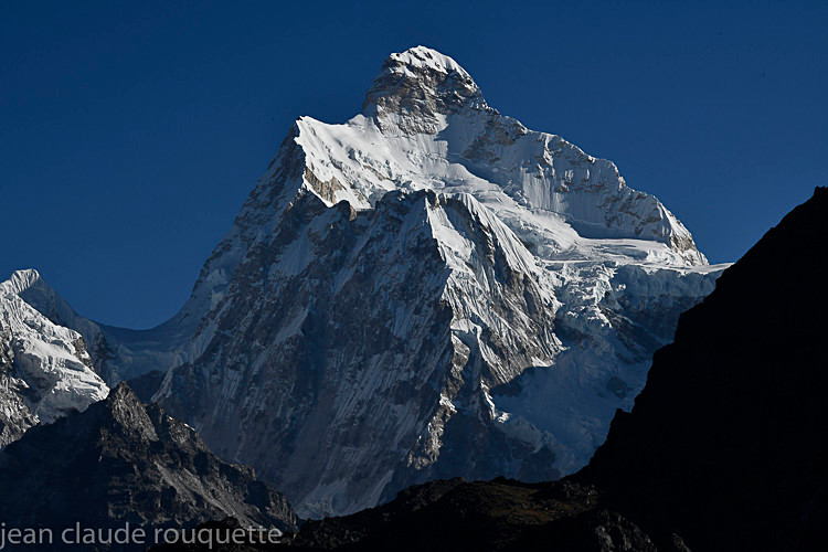 Jannu from the Selele pass (4480m) - Kanchenjunga trek (2018)