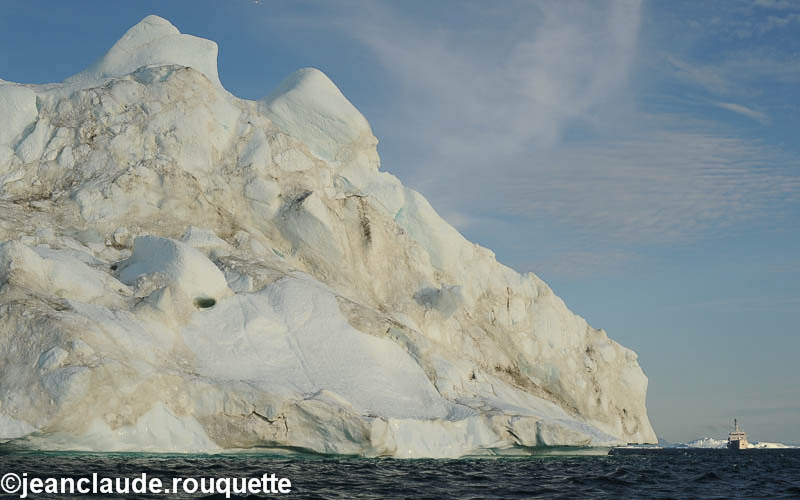 Cruise's ship and iceberg - West Coast of Greenland 2012