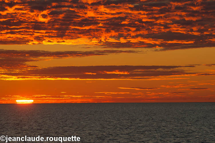 Sunset at Coppermine - North Canada 2012
