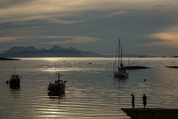 Evening light, Glenuig, Moidart - North West Scotland