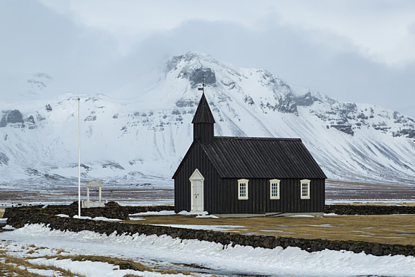 Budir Church - Iceland winter