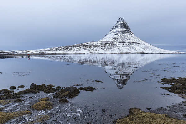 Kirkjufell reflection 2 - Iceland winter