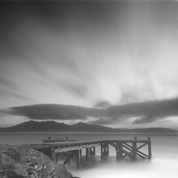 Disused jetty at Portencross