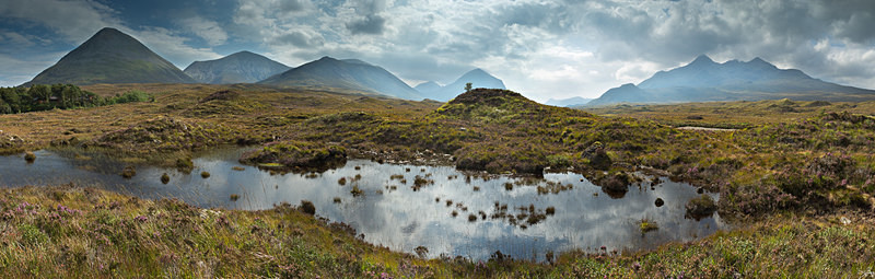 Sligachan panorama - Inner Hebrides - Skye and Eigg